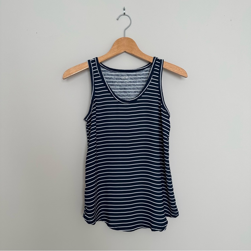 Ann Taylor LOFT Striped Tank
